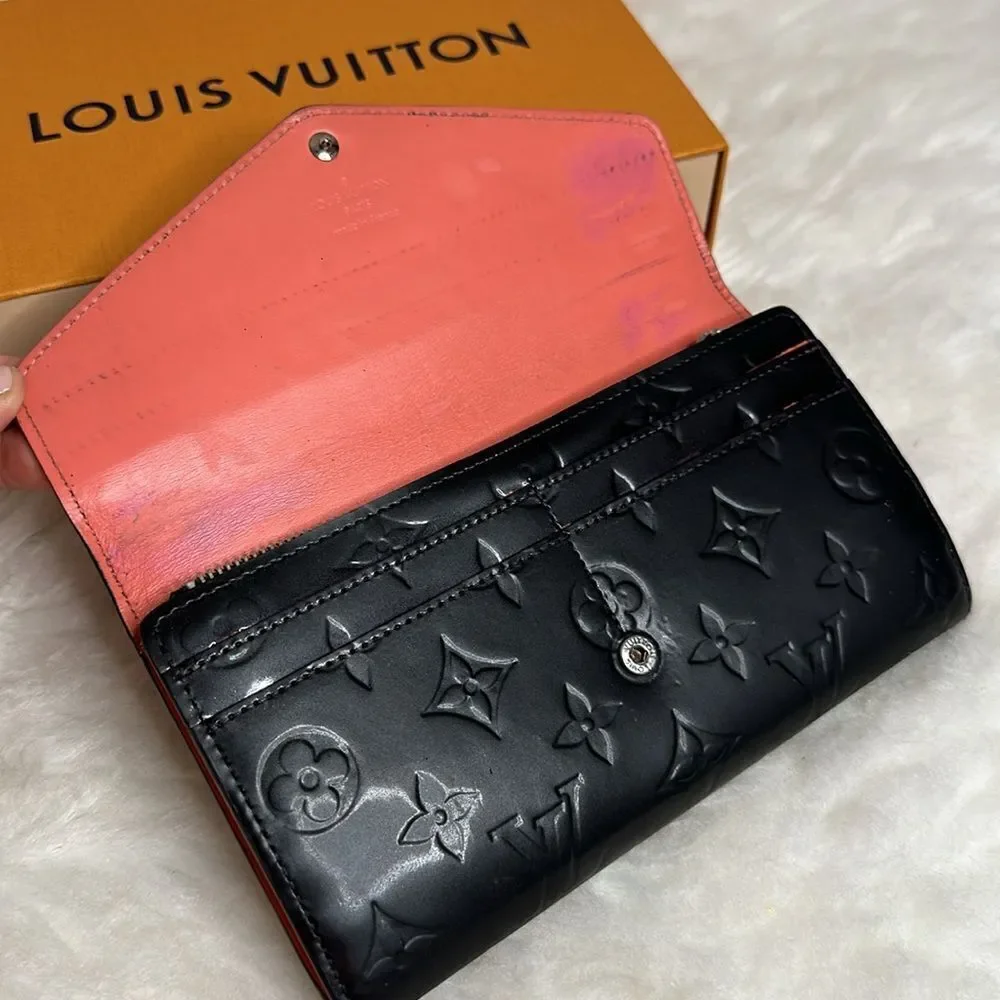 💯Authentic Louis Vuitton Vernis Impriente Long Wallet🍀
